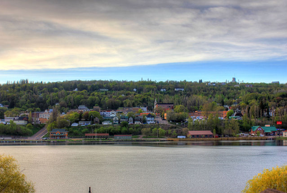 Image credit: [Yinan Chen](https://commons.wikimedia.org/wiki/File:Gfp-michigan-upper-peninsula-across-the-river-at-dusk.jpg) via Wikimedia Commons (CCO)